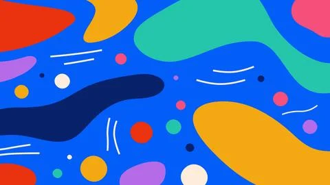 Fluid Design Abstract Background Illustrazione stock