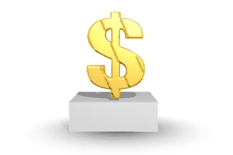 Fluid dollar gold ntcs Stock Footage 306931