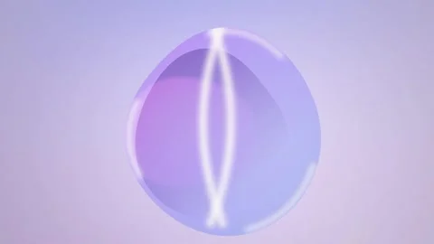 Fluid droplet crescent moon nested cell seamless loop motion Stock Footage 343627952