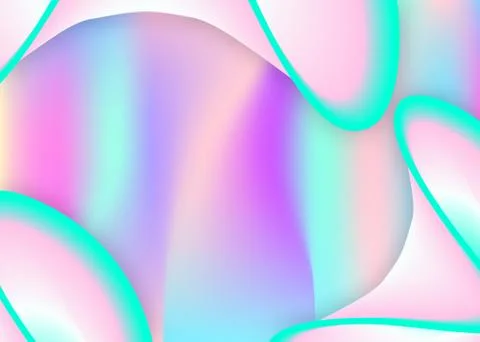 Fluid dynamic background with liquid shapes and elements. Stock Illustration