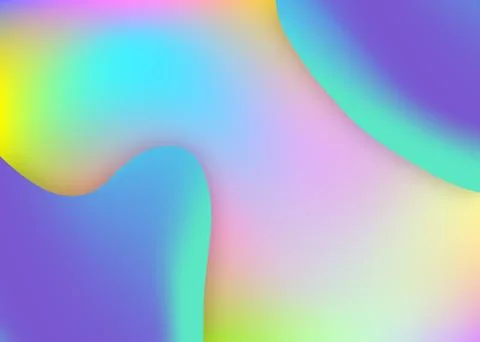 Fluid dynamic background with liquid shapes and elements. Stock Illustration