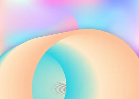 Fluid dynamic background with liquid shapes and elements. Stock Illustration
