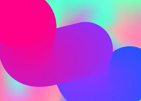 Fluid dynamic background with liquid shapes and elements. Stock Illustration