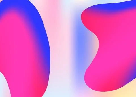 Fluid dynamic background with liquid shapes and elements. Ilustración de archivo