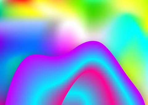 Fluid dynamic background with liquid shapes and elements. Stock Illustration