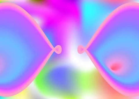 Fluid dynamic background with liquid shapes and elements. Stock Illustration