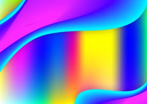 Fluid dynamic background with liquid shapes and elements. Stock Illustration