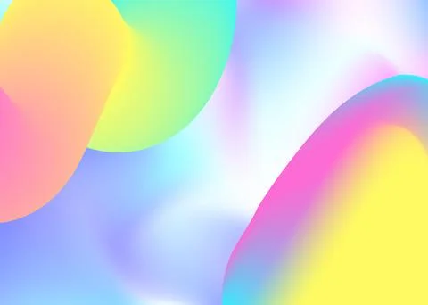 Fluid dynamic background with liquid shapes and elements. Stock Illustration