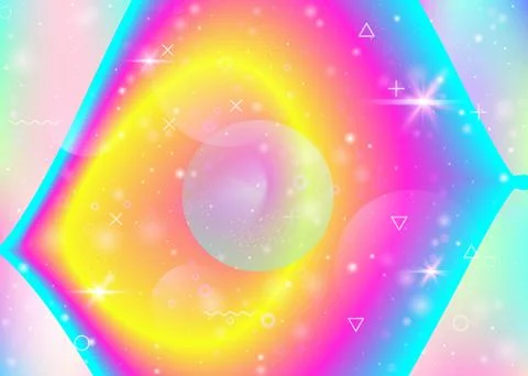 Fluid dynamic background with vibrant rainbow gradients. Dynamic Stock Illustration