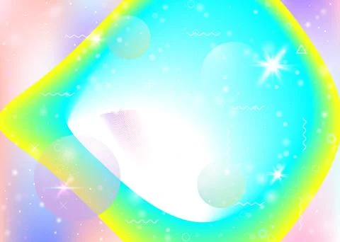 Fluid dynamic background with vibrant rainbow gradients. Dynamic Stock Illustration