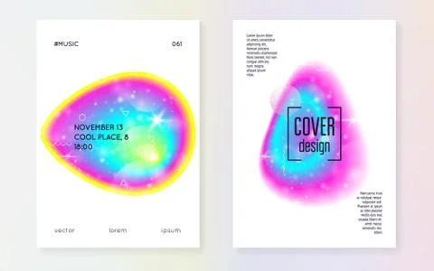 Fluid dynamic with shapes and elements. Stock Illustration