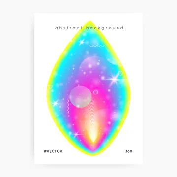 Fluid dynamic with shapes and elements. Stock Illustration