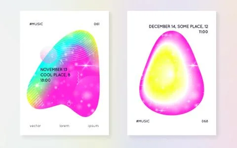 Fluid dynamic with shapes and elements. Stock Illustration