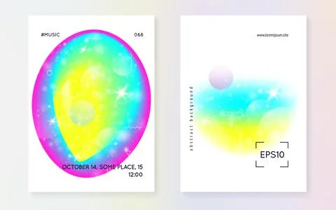 Fluid dynamic with shapes and elements. Stock Illustration