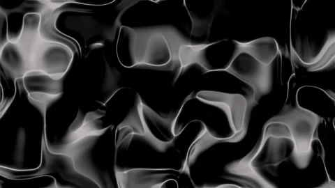 Fluid Dynamics: Abstract Black and White Motion Background with Flowing Sha.. Video stock 313198171