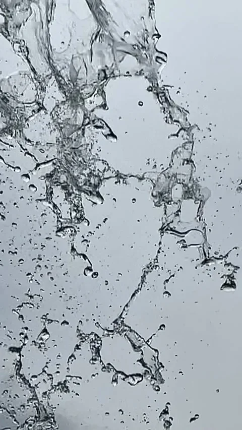 Fluid Dynamics in Action: Slow-motion video capturing the flow of water-5 Video stock 274237417