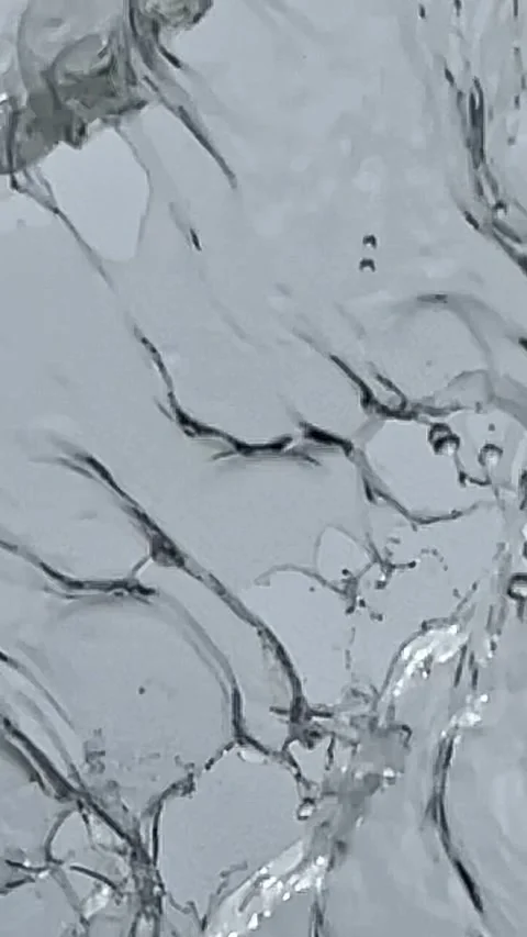 Fluid Dynamics in Action: Slow-motion video capturing the flow of water-6 Video stock 274237430