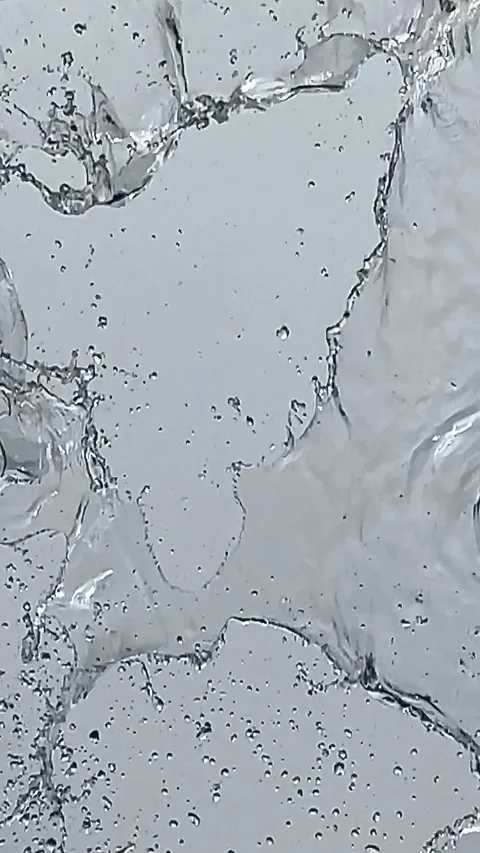 Fluid Dynamics in Action: Slow-motion video capturing the flow of water-3 Video stock 274237431