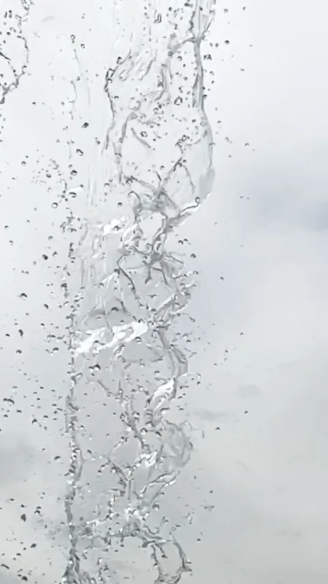 Fluid Dynamics in Action: Slow-motion video capturing the flow of water-1 Video stock 274237450