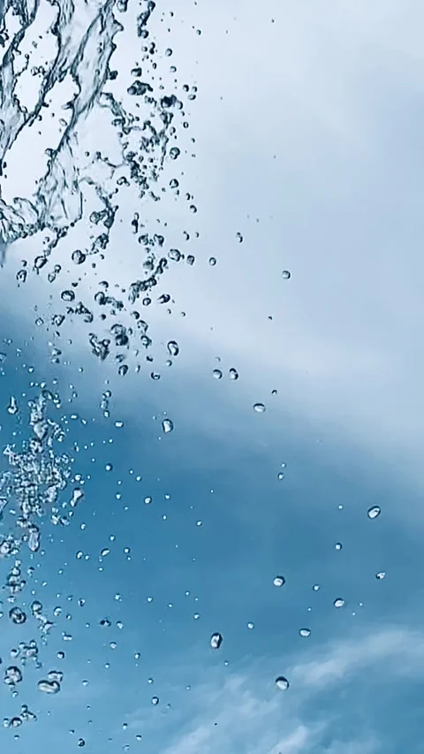 Fluid Dynamics in Action: Slow-motion video capturing the flow of water-13 Video stock 274237478