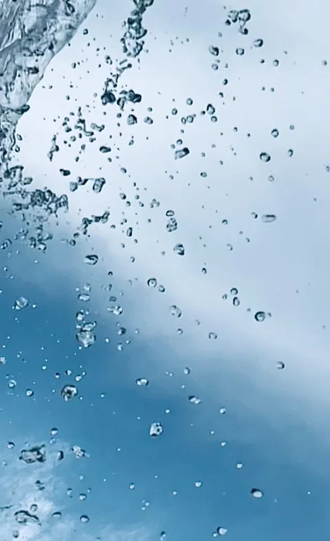 Fluid Dynamics in Action: Slow-motion video capturing the flow of water-14 Video stock 274237483