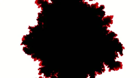 Fluid dynamics experiment demonstrating dark liquid movement Stock Footage 327138547