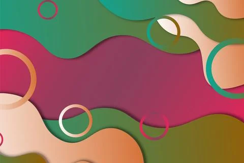 Fluid geometric background. Stock Illustration