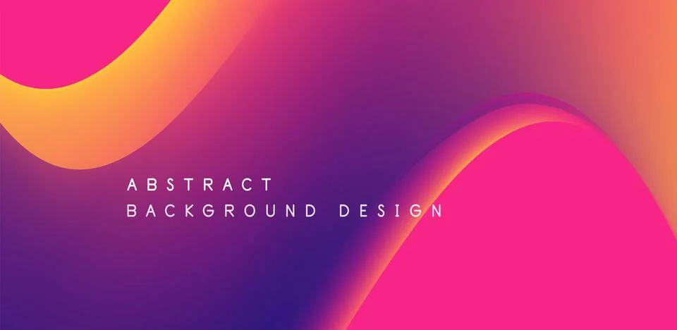 Fluid geometric vector background featuring dynamic liquid shapes, creating Stock Illustration