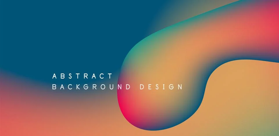 Fluid geometric vector background featuring dynamic liquid shapes, creating 스톡 일러스트