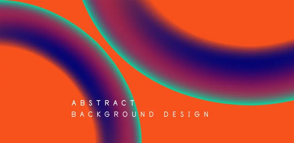 Fluid geometric vector background featuring dynamic liquid shapes, creating Stock Illustration