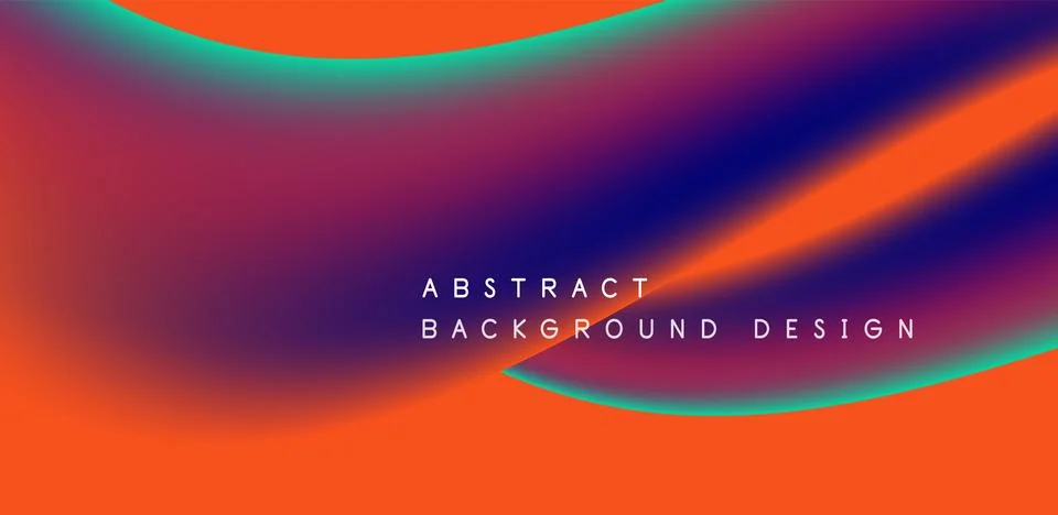 Fluid geometric vector background featuring dynamic liquid shapes, creating 스톡 일러스트