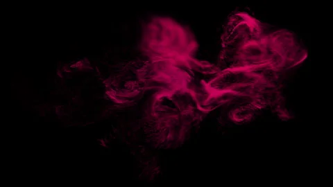 Fluid Glow Particles Burst Flow Element with Trails Stock Footage 322746106
