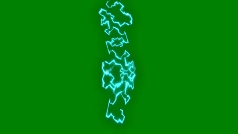 A fluid glowing arc moving across green screen offering seamless 库存影片 301386965