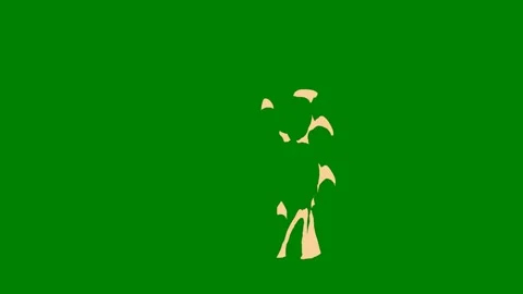 A fluid glowing transition on green screen perfect for adding smooth Stock Footage 301386760