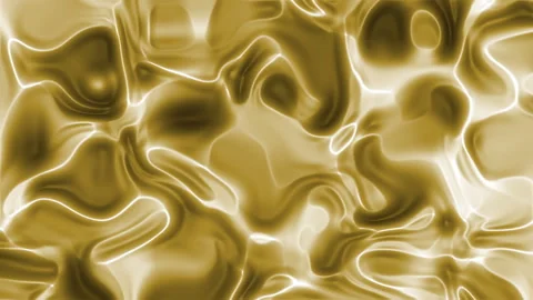Fluid gold swirls create an abstract luxurious texture. Stock Footage 307628685