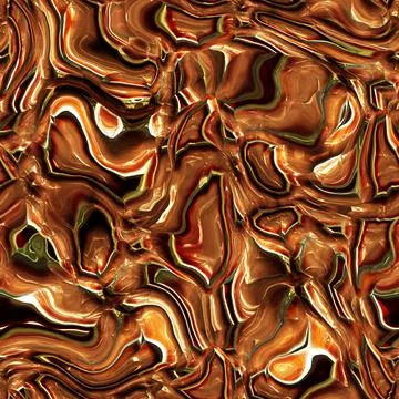 Fluid golden pattern background Stock Illustration