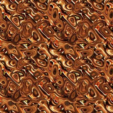 Fluid golden pattern background Stock Illustration