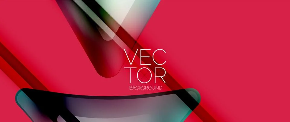 Fluid gradient arrow abstract. Vibrant arrows dance in a dynamic geometric Illustrazione stock