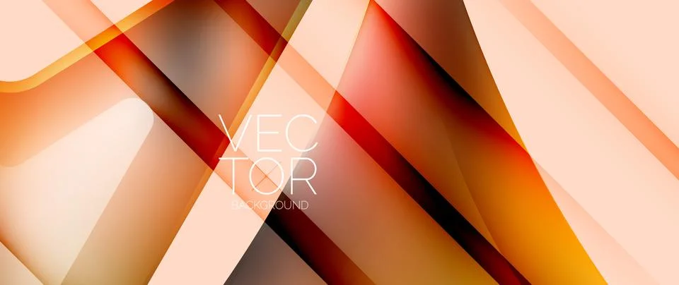 Fluid gradient arrow abstract. Vibrant arrows dance in a dynamic geometric Illustrazione stock