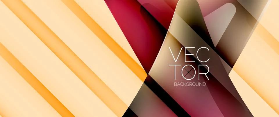 Fluid gradient arrow abstract. Vibrant arrows dance in a dynamic geometric Illustrazione stock
