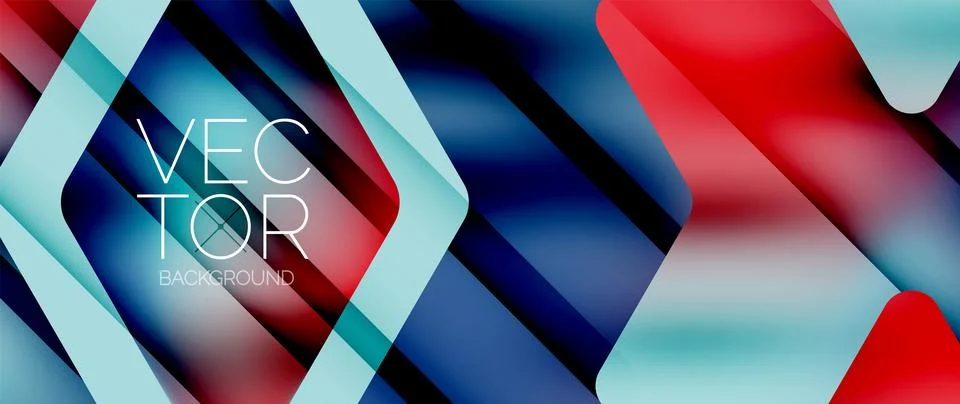 Fluid gradient arrow geometric minimal background. Vibrant, captivating liquid Stock Illustration