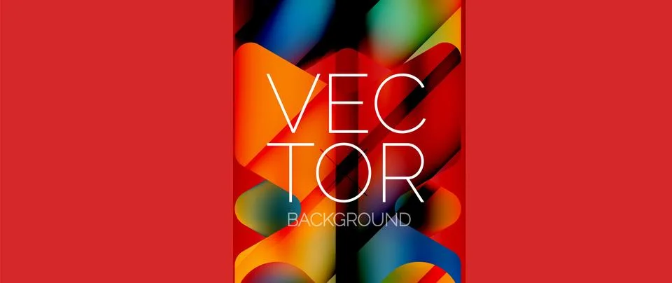 Fluid gradient arrow geometric minimal background. Vibrant, captivating liquid Stock Illustration