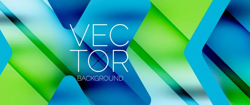 Fluid gradient arrow geometric minimal background. Vibrant, captivating liquid Stock Illustration