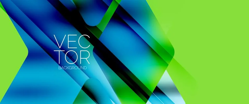 Fluid gradient arrow geometric minimal background. Vibrant, captivating liquid Stock Illustration