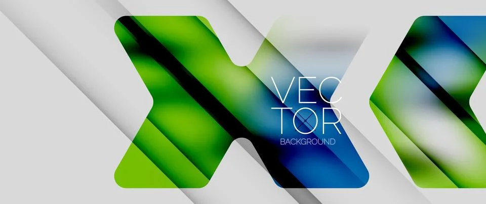 Fluid gradient arrow geometric minimal background. Vibrant, captivating liquid Stock Illustration
