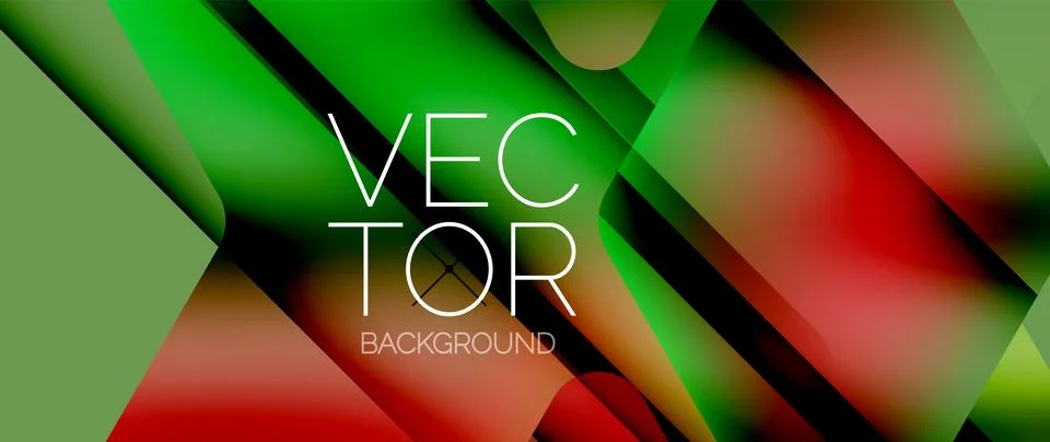 Fluid gradient arrow geometric minimal background. Vibrant, captivating liquid Stock Illustration