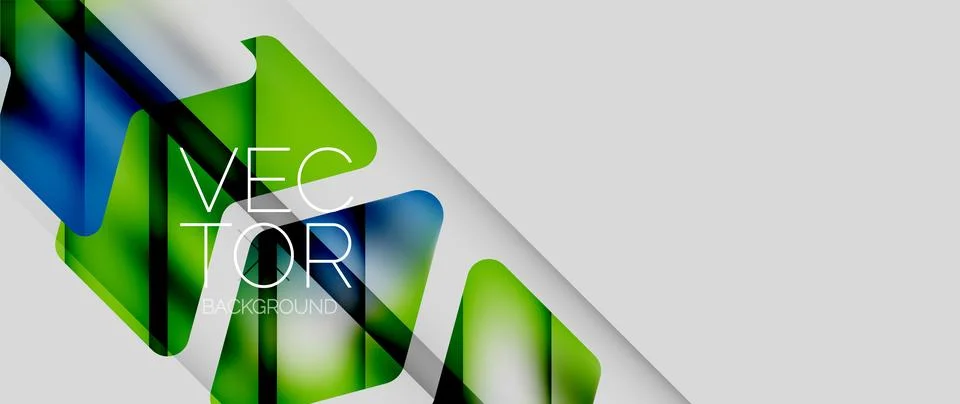 Fluid gradient arrow geometric minimal background. Vibrant, captivating liquid Stock Illustration
