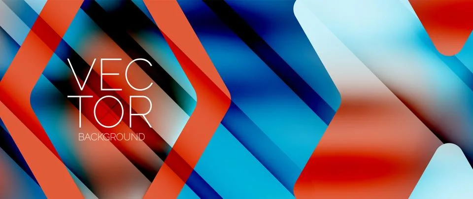 Fluid gradient arrow geometric minimal background. Vibrant, captivating liquid Stock Illustration