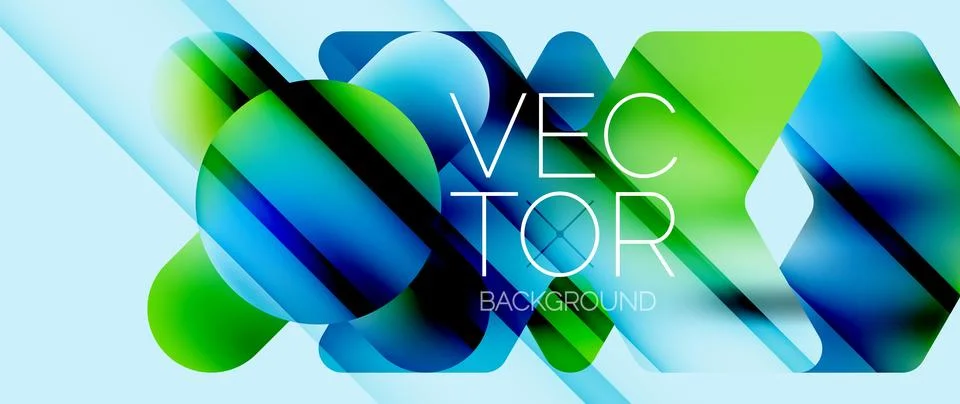 Fluid gradient arrow geometric minimal background. Vibrant, captivating liquid Stock Illustration