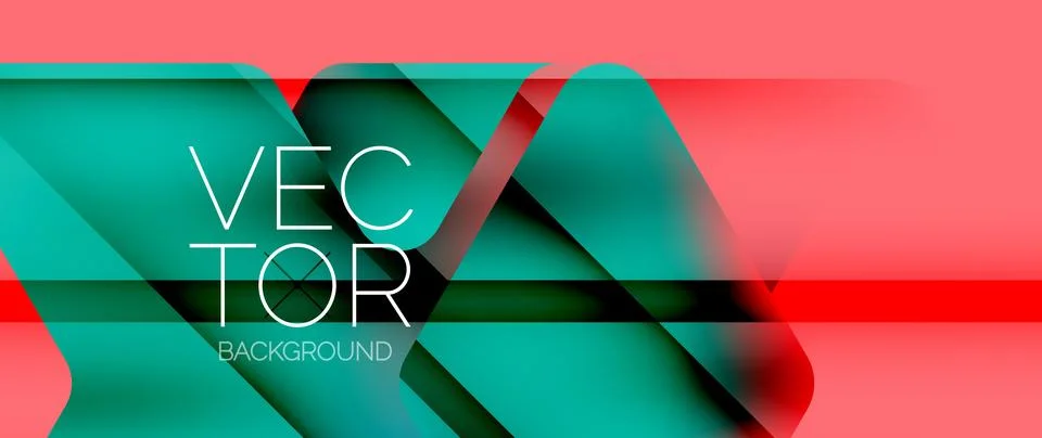 Fluid gradient arrow geometric minimal background. Vibrant, captivating liquid Stock Illustration